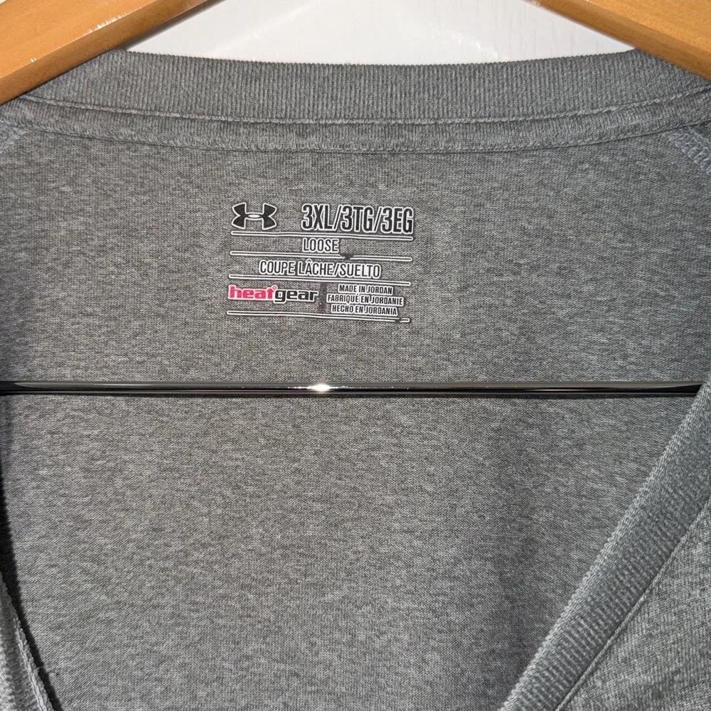 Under Armour Men's Charcoal Long Sleeve Tee Dri fit size xxxlarge - Picture 4 of 4